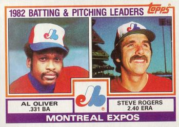 1983 Topps      111     Montreal Expos TL#{BA: Al Oliver#{ERA: Steve Roger